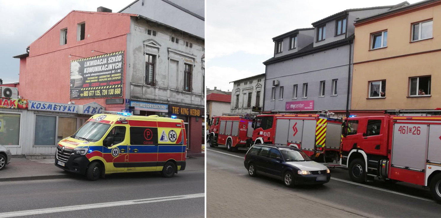 Kruszwica.online - Uratowali troje dzieci z płonącej kamienicy