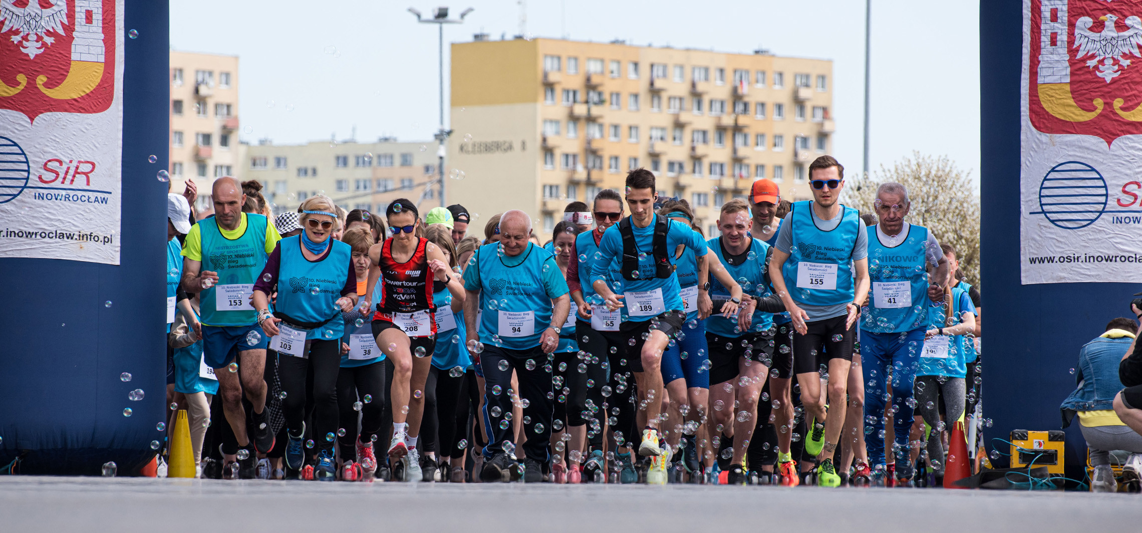 Inowrocław - Niebieski bieg wrócił na ulice Inowrocławia