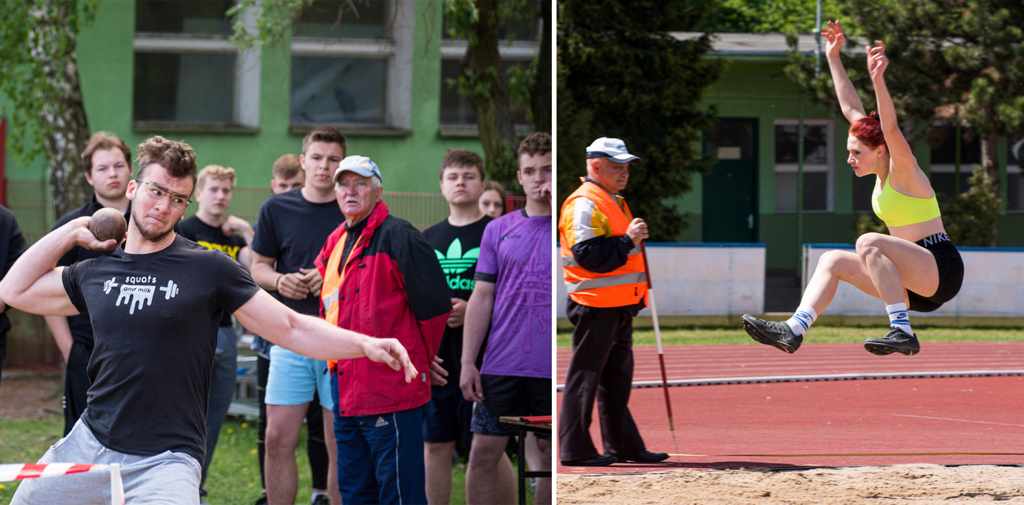 Inowrocław - Młodzi lekkoatleci rywalizowali na stadionie