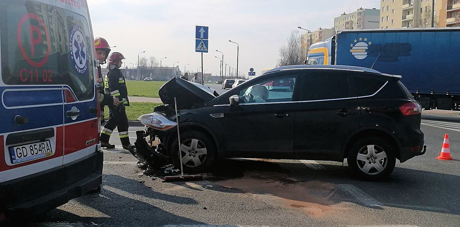 Inowrocław - Znów kraksa na osiedlu Rąbin