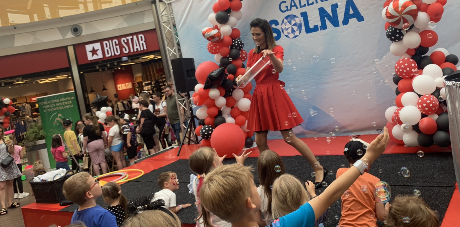 Inowrocław - Moc atrakcji dla dzieci. Zabawa w Galerii Solnej