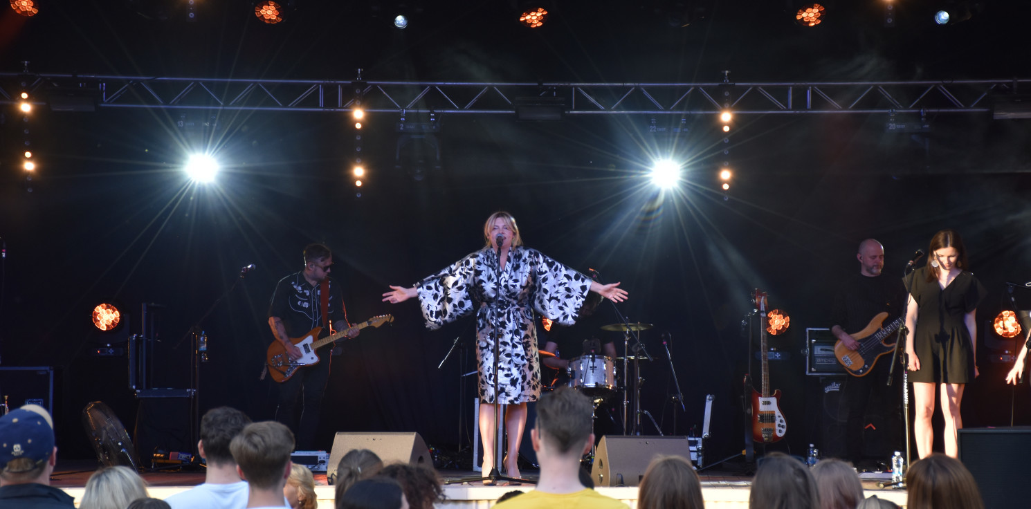 Inowrocław - Ania Dąbrowska na zakończenie Ino Pop Festiwal