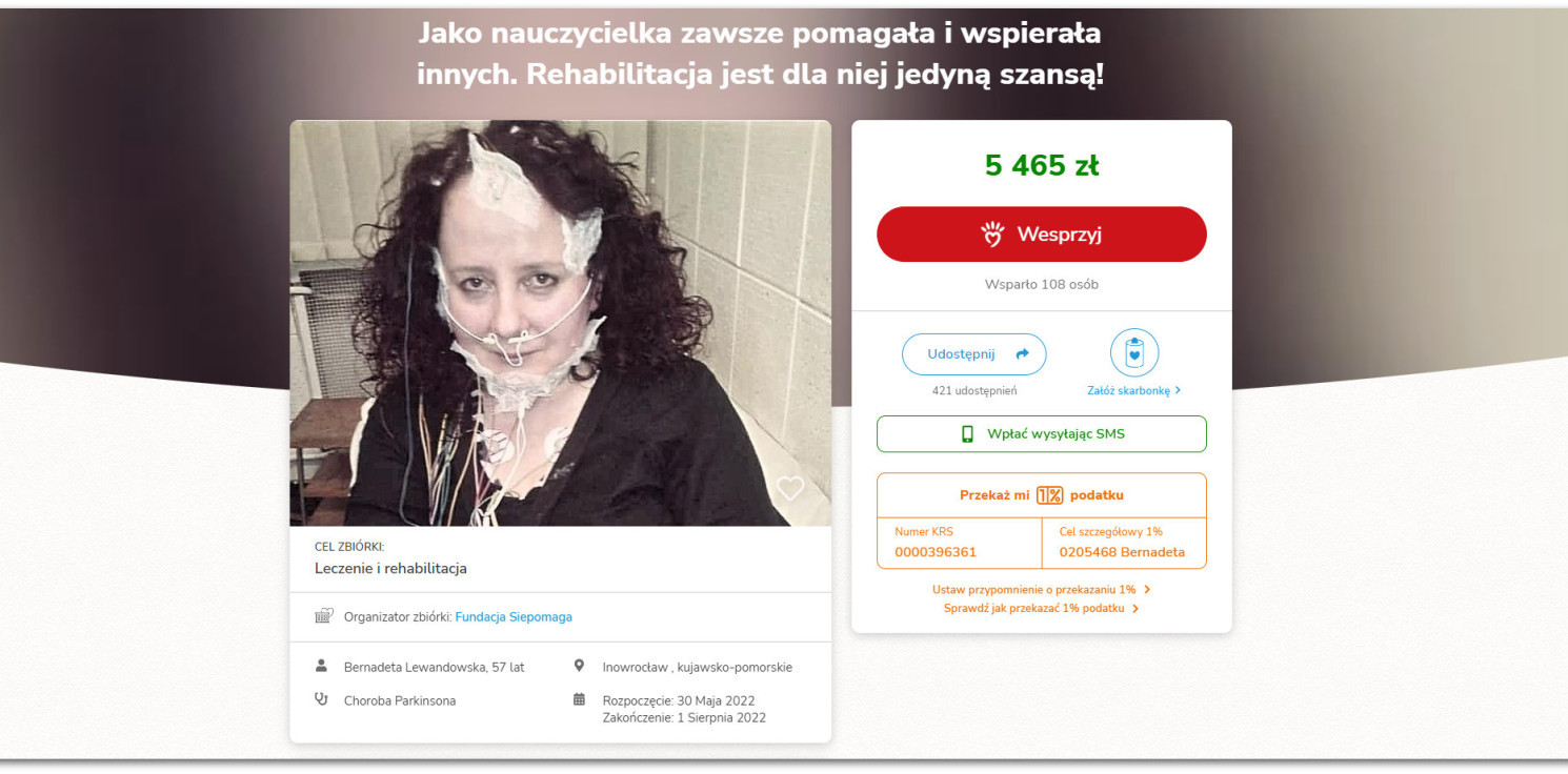Inowrocław - Nauczycielka z Inowrocławia potrzebuje pomocy. Żyje w ogromnym bólu