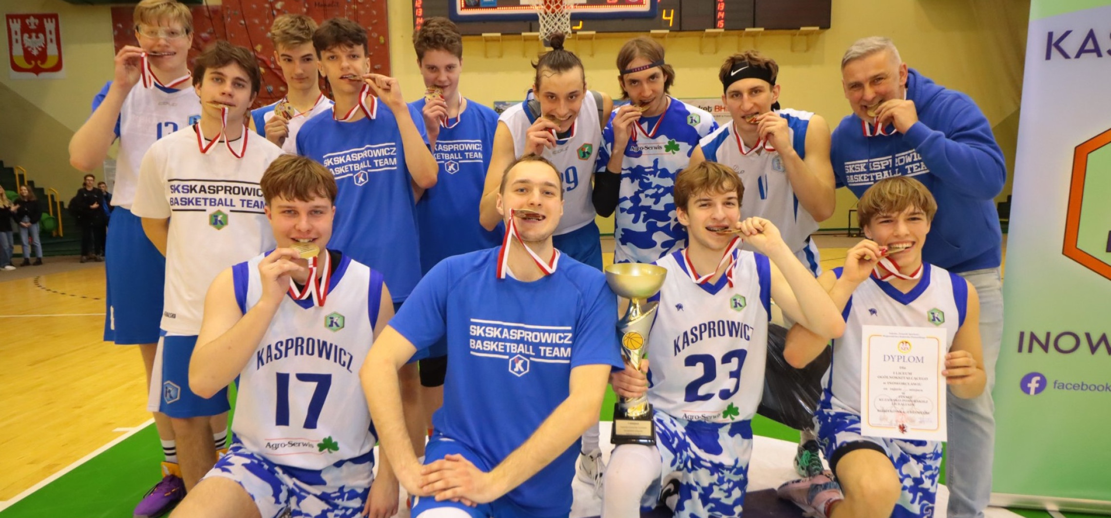 Inowrocław - Koszykarze Kasprowicza zagrają w mistrzostwach Polski