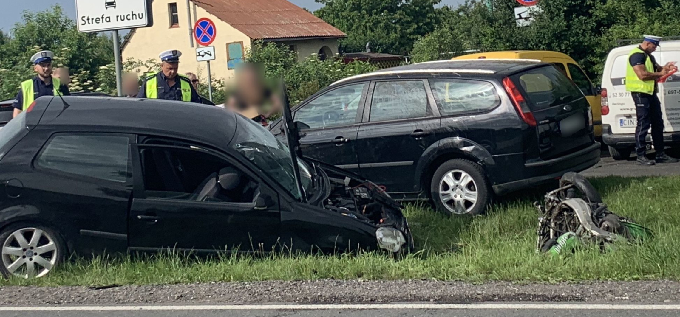 Inowrocław - 24-letni motocyklista zginął po zderzeniu z autem
