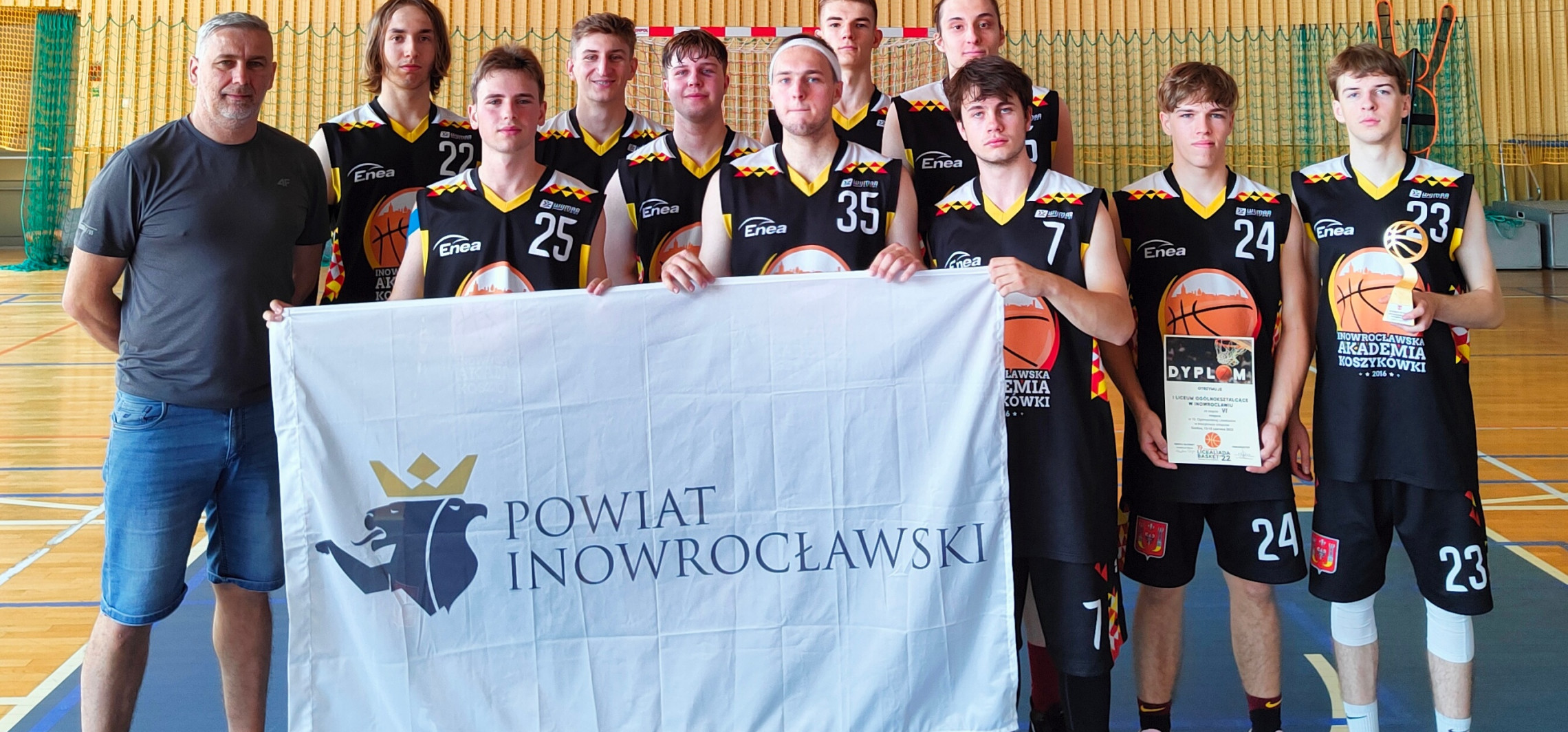Inowrocław - Koszykarze Kasprowicza szóstą drużyną w Polsce