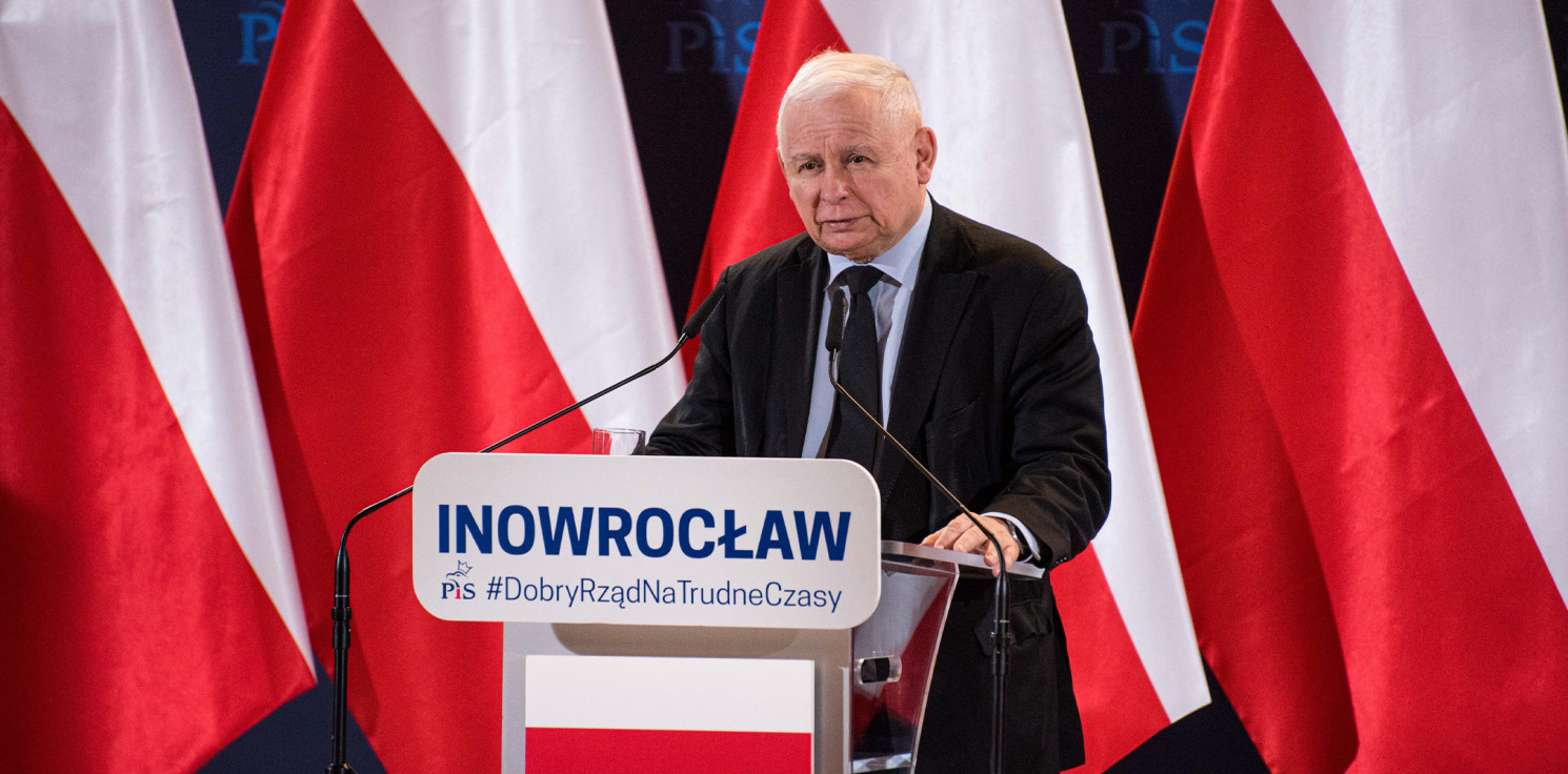 Inowrocław - Jarosław Kaczyński w Inowrocławiu. Padło pytanie o basen