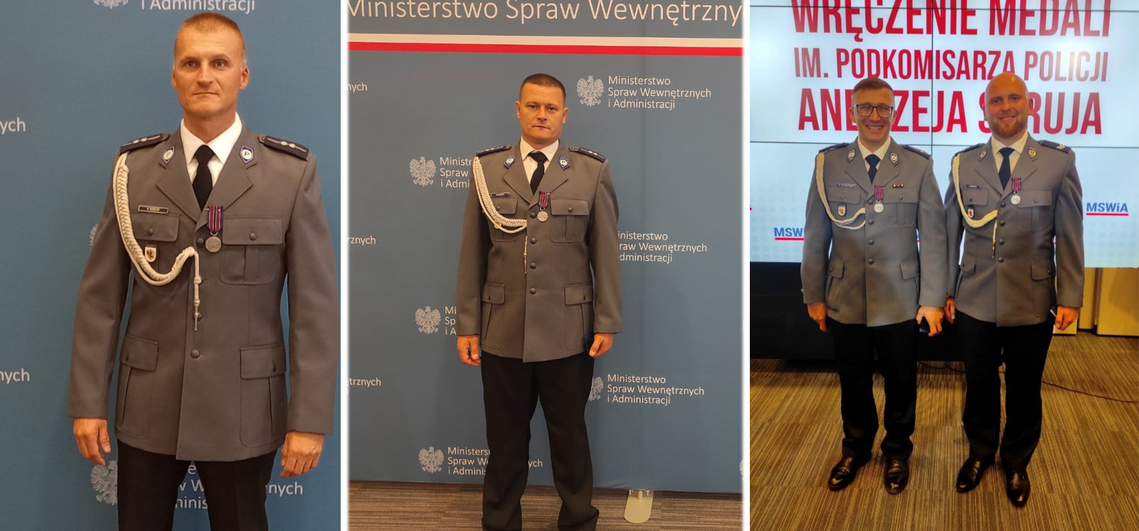Inowrocław - Nasi policjanci odznaczeni medalami. Za ratowanie życia