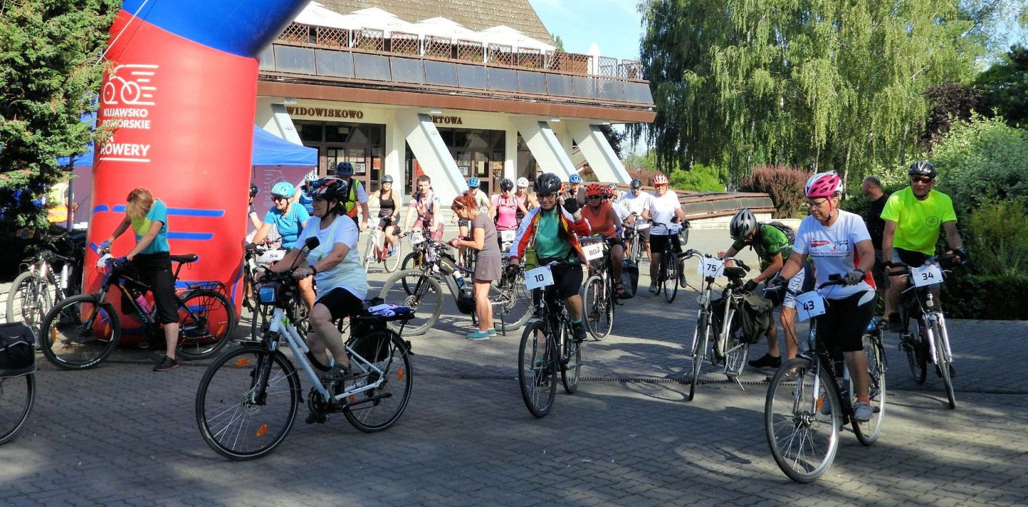 Region - Rowerowa sztafeta zawitała do Inowrocławia