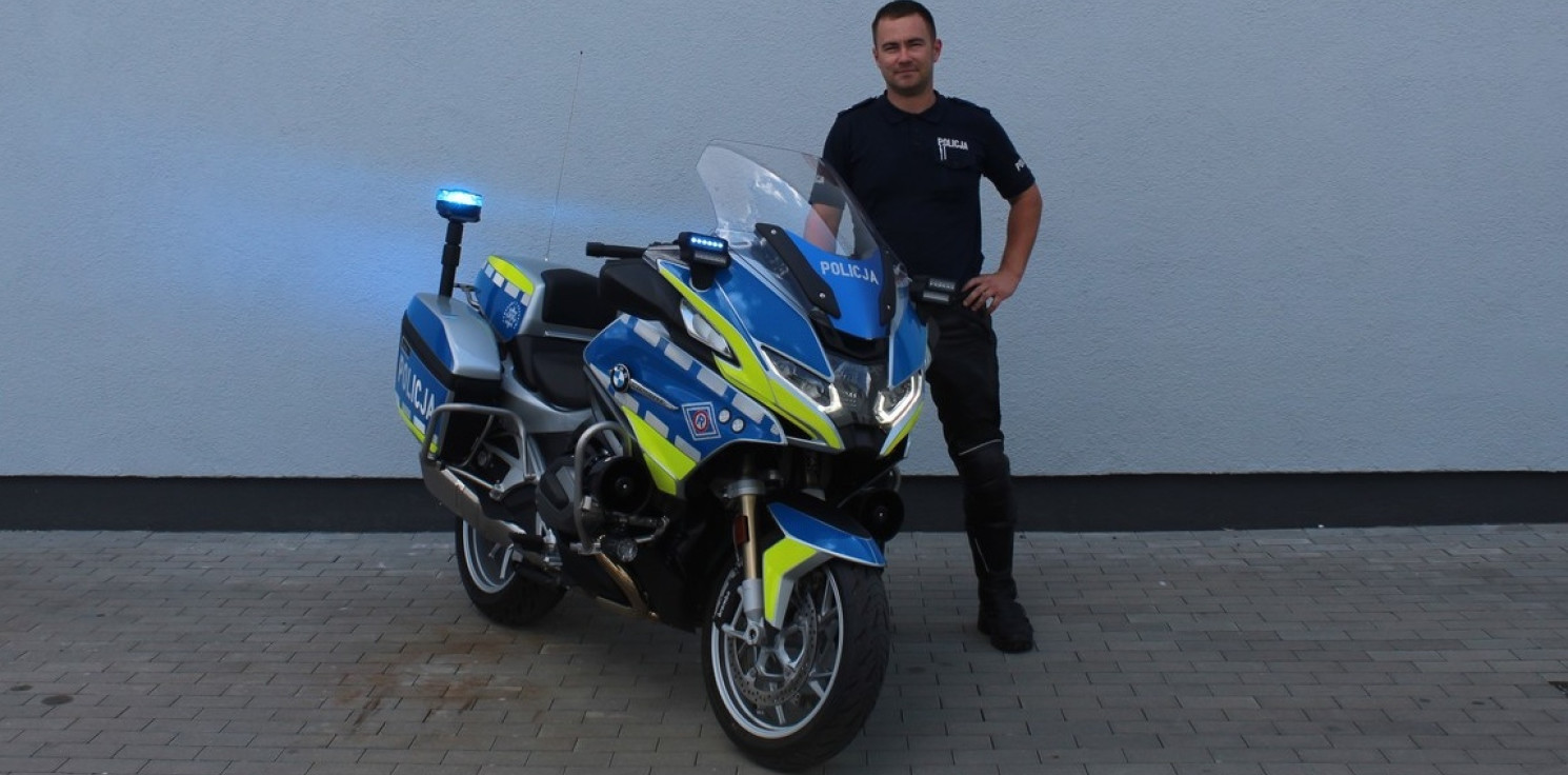Inowrocław - Nowy motocykl inowrocławskiej drogówki. To BMW