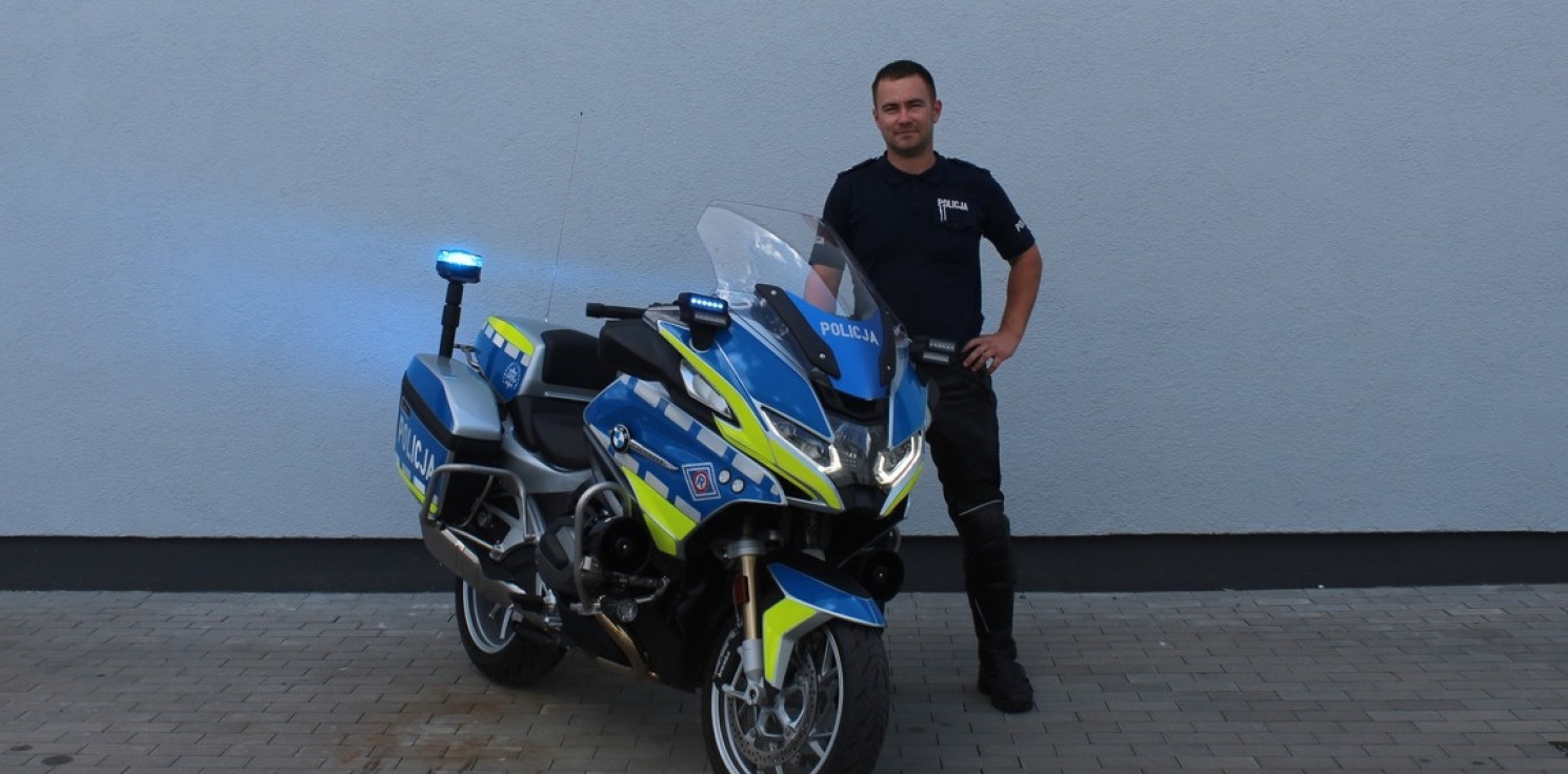 Inowrocław - Nowy motocykl inowrocławskiej drogówki. To BMW