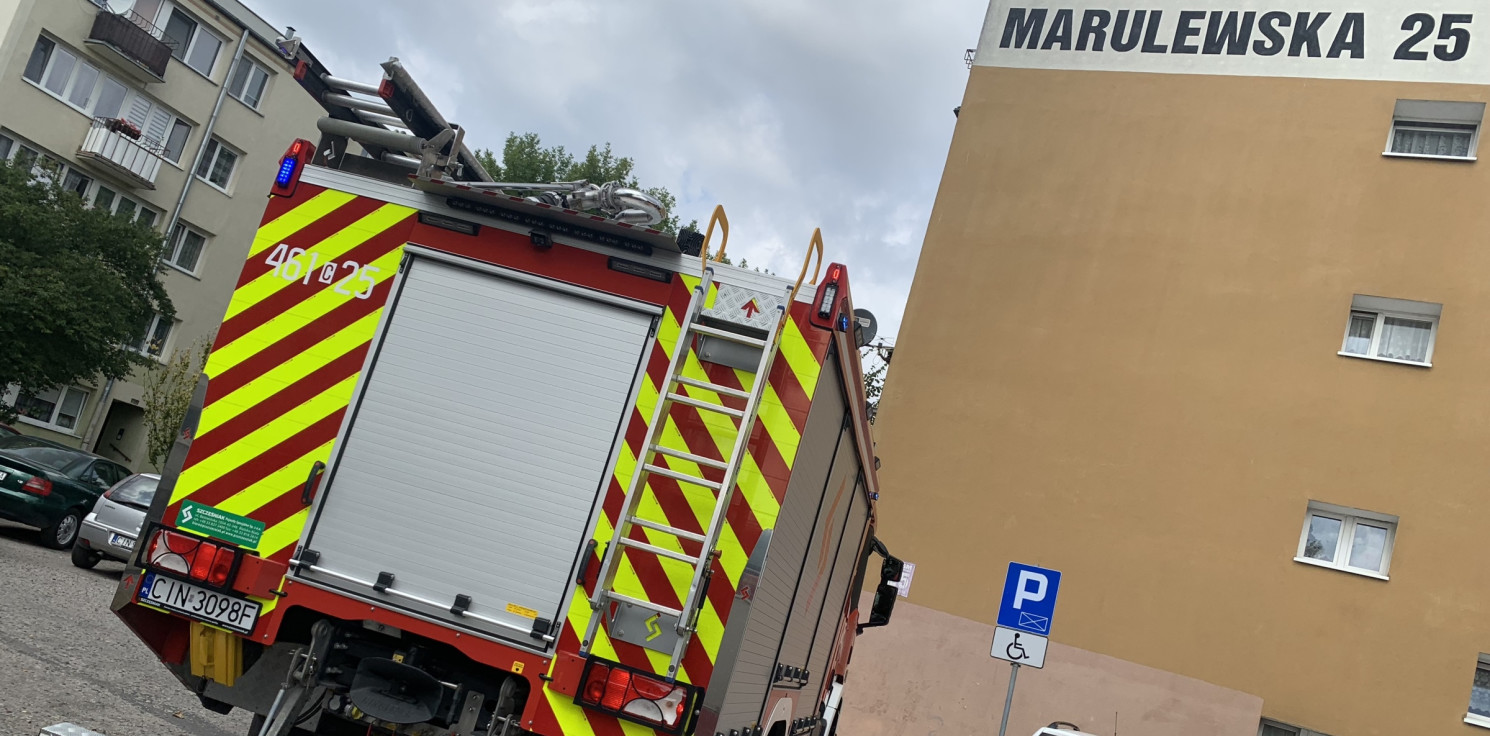 Inowrocław - Akcja strażaków na Piastowskim