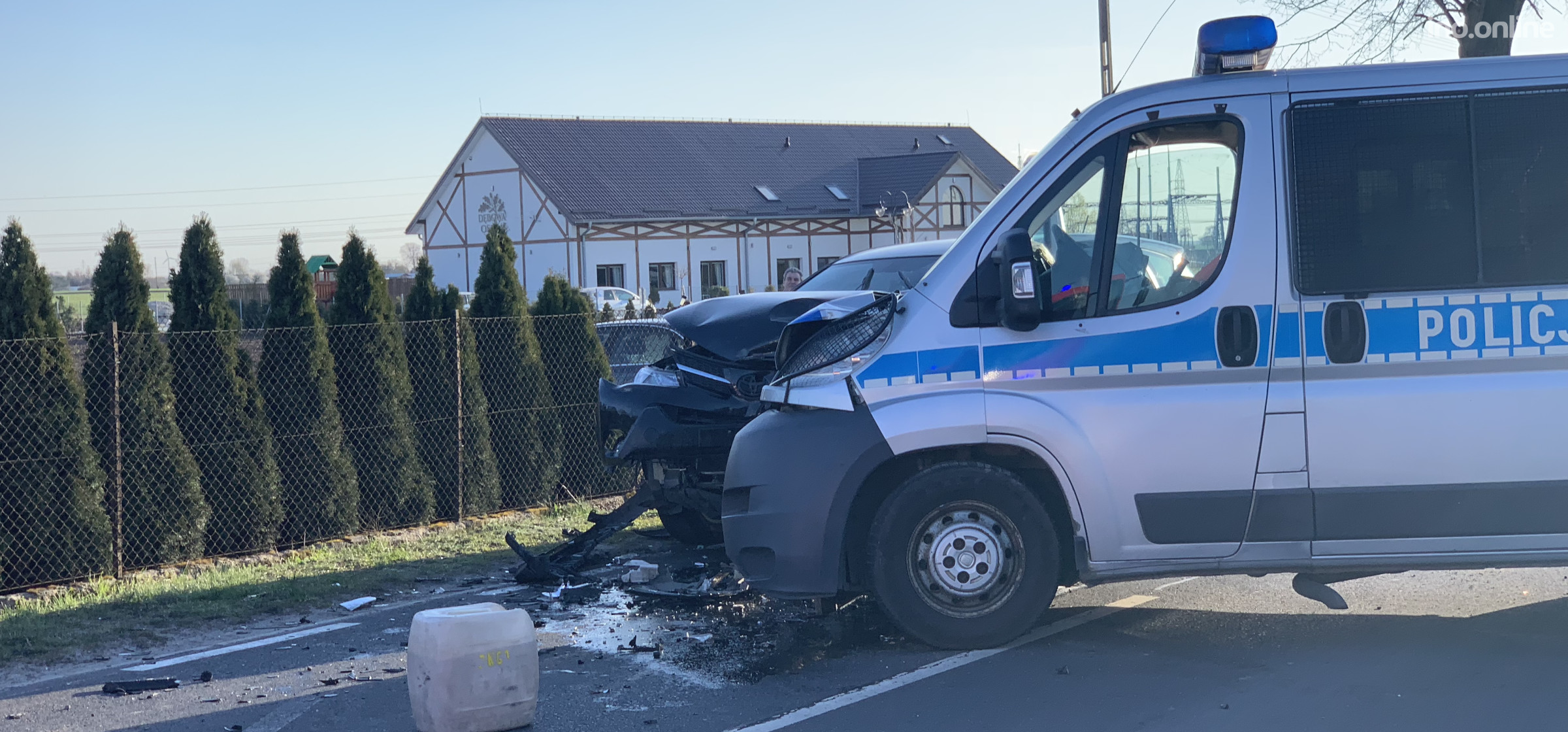 Region - Groźna kraksa z udziałem radiowozu