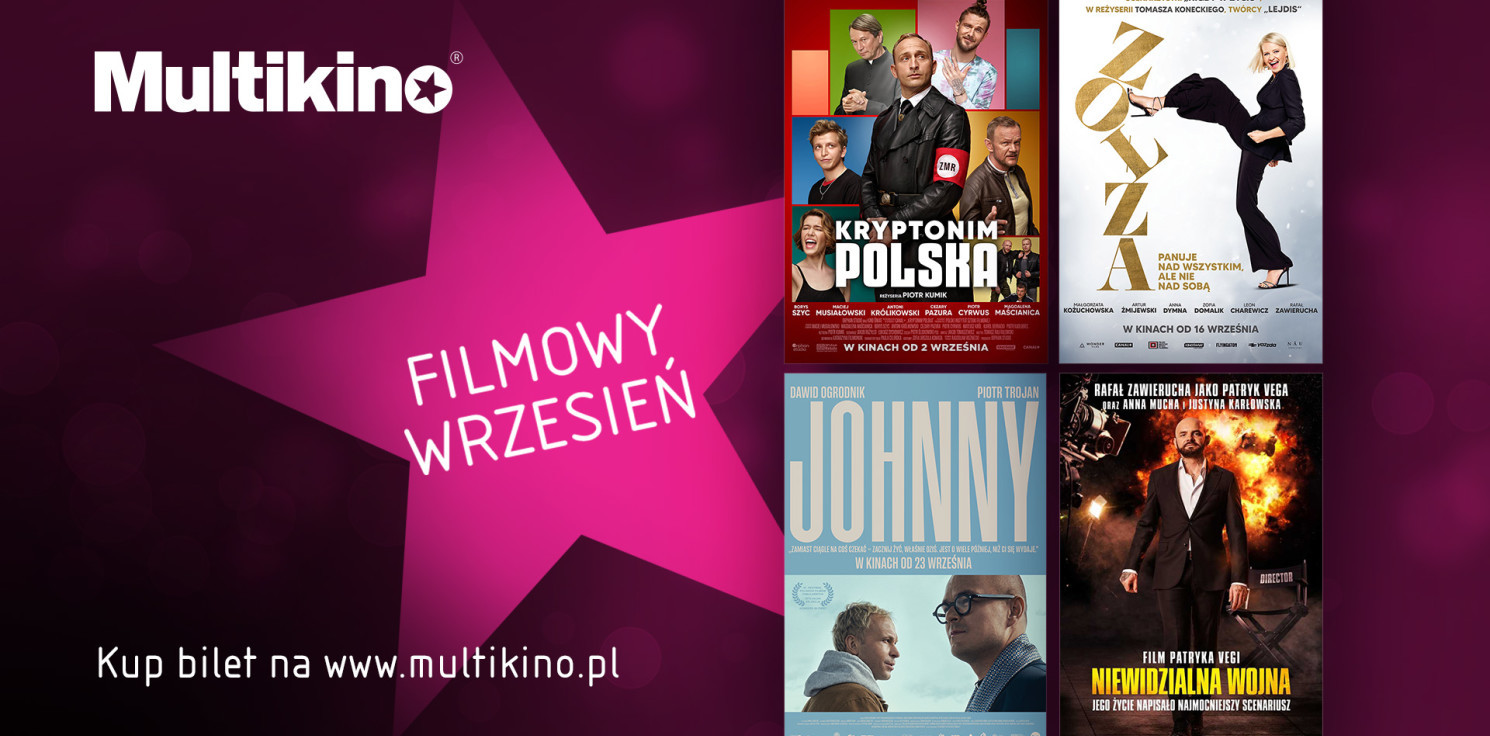 Kraj - We wrześniu polskie filmy opanują Multikino