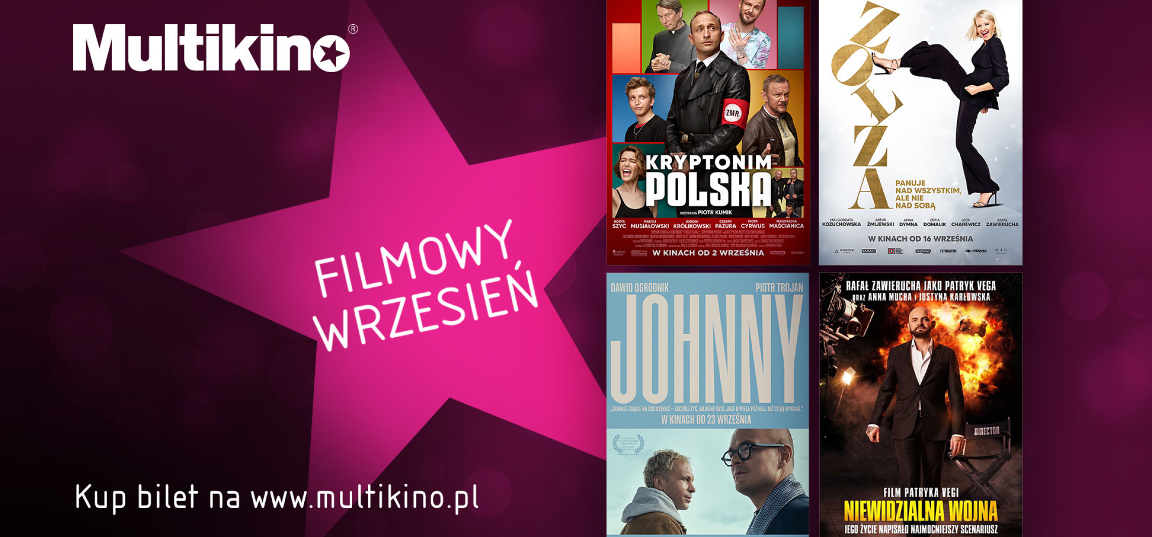 Kraj - We wrześniu polskie filmy opanują Multikino