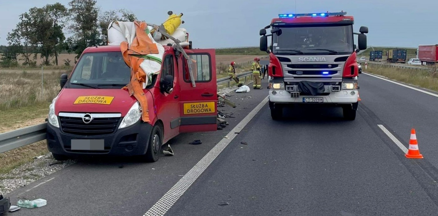 Żnin - Śmiertelny wypadek z udziałem służby drogowej