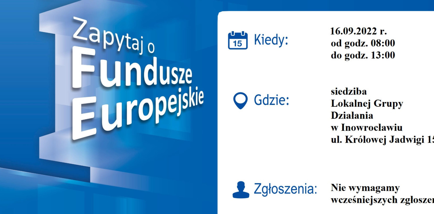 Inowrocław - Zainteresowany funduszami z UE? Dyżur specjalisty