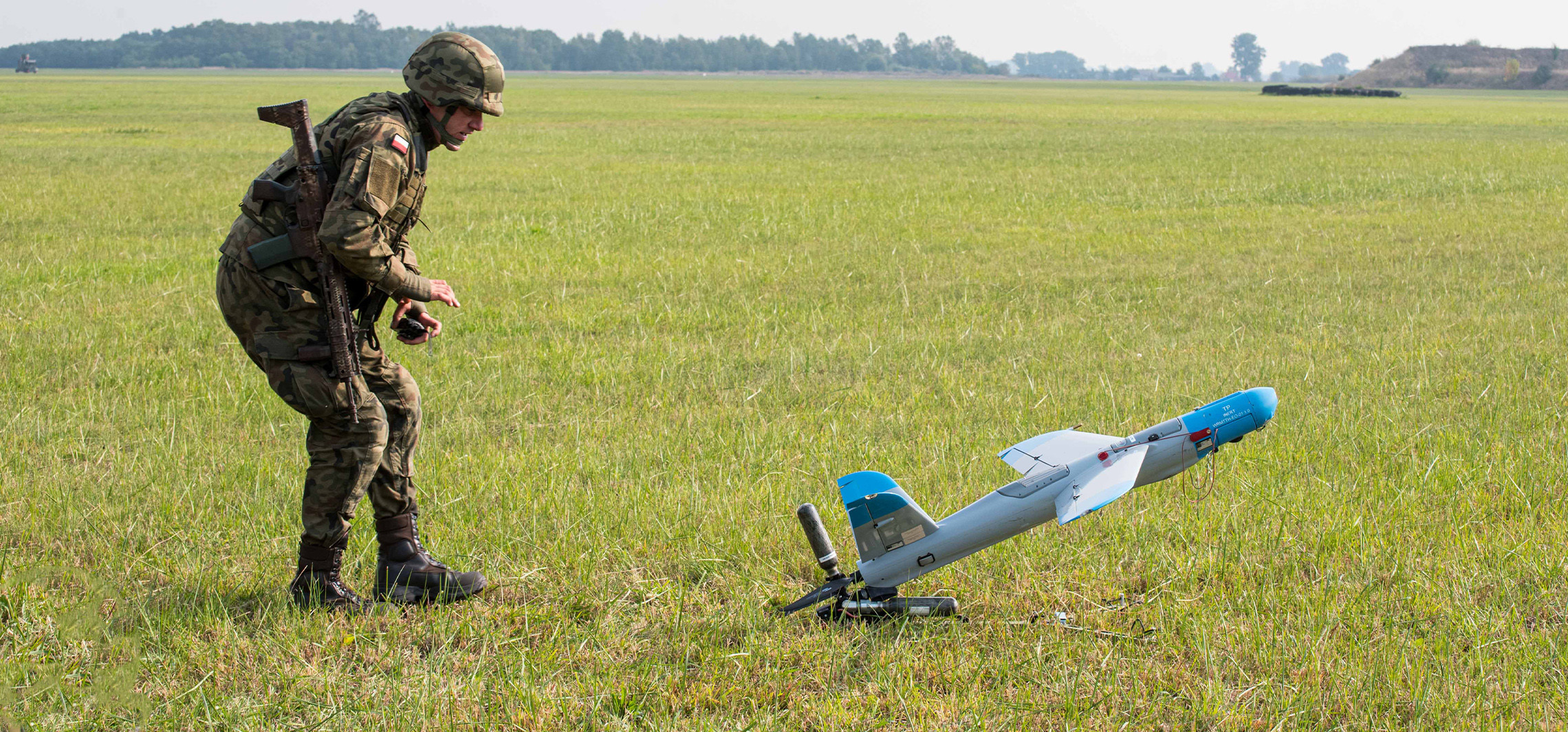 Inowrocław - W Latkowie trenowali użycie "dronów kamikadze"