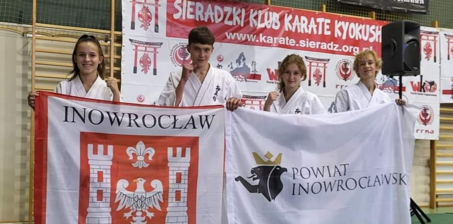 Inowrocław - Sukcesy inowrocławskich karateków w Sieradzu