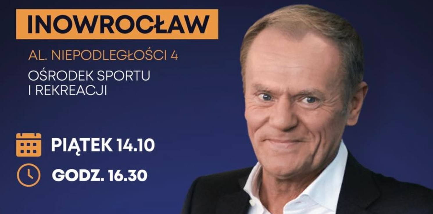 Inowrocław - Donald Tusk przyjedzie do Inowrocławia