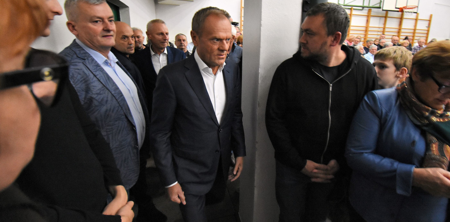 Inowrocław - Donald Tusk przyjechał do Inowrocławia