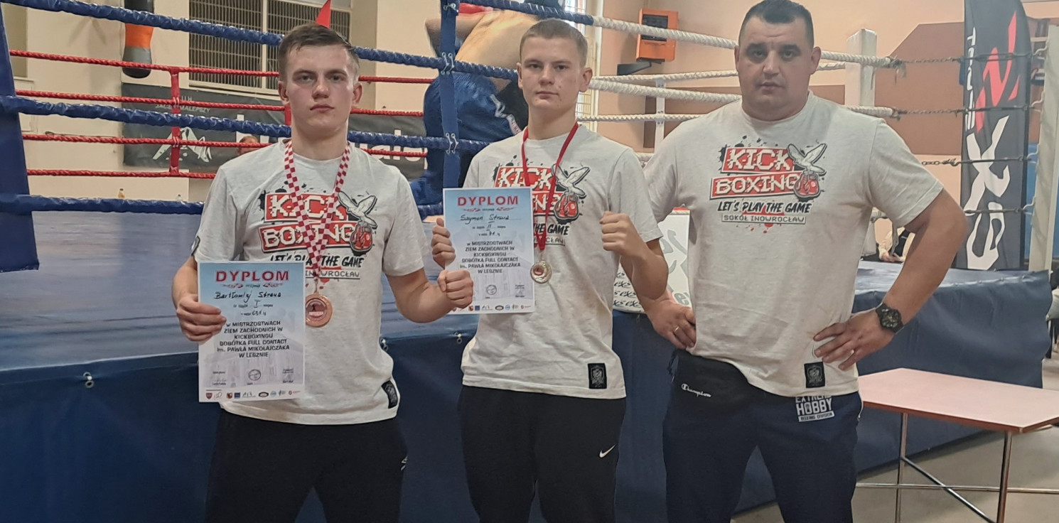 Inowrocław - Złoto i srebro dla kickbokserów z Inowrocławia