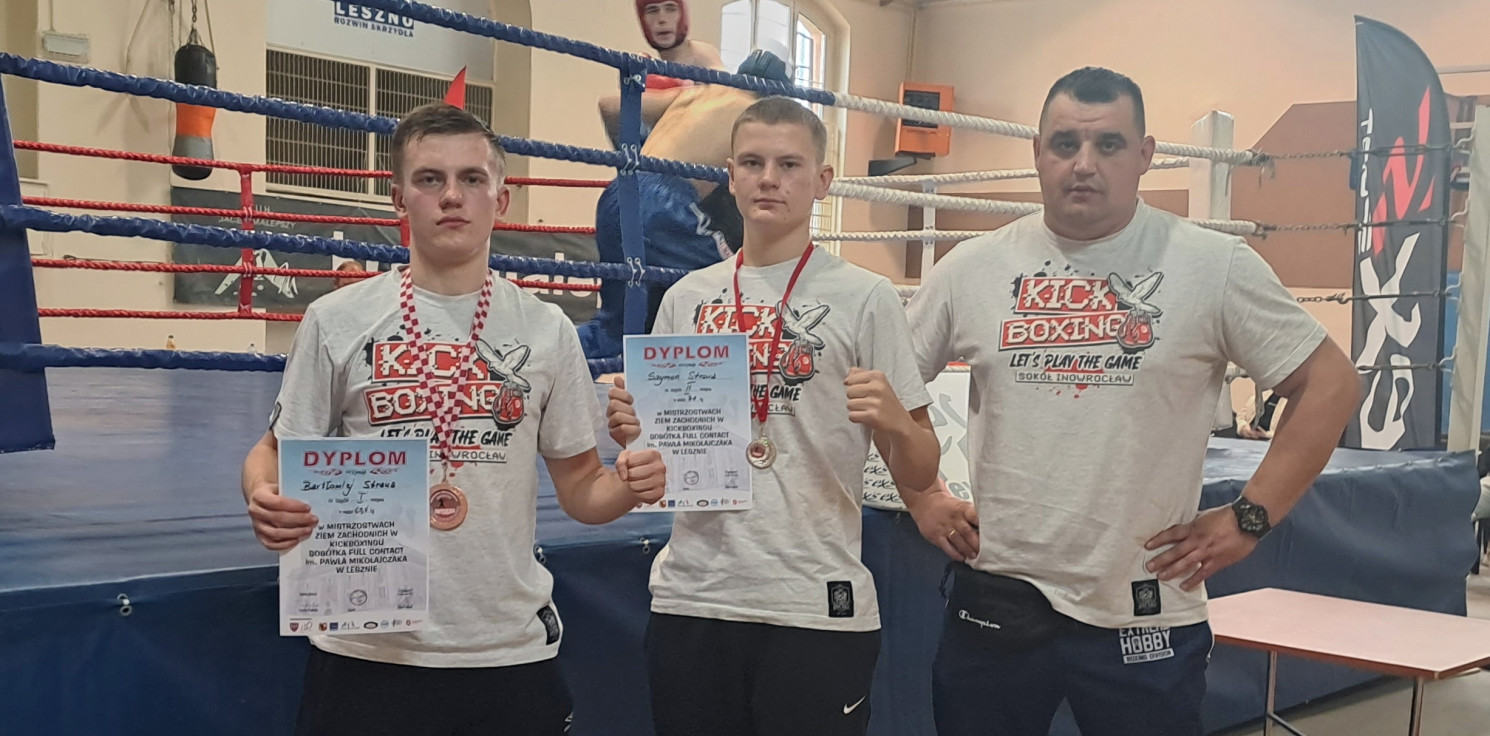 Inowrocław - Złoto i srebro dla kickbokserów z Inowrocławia