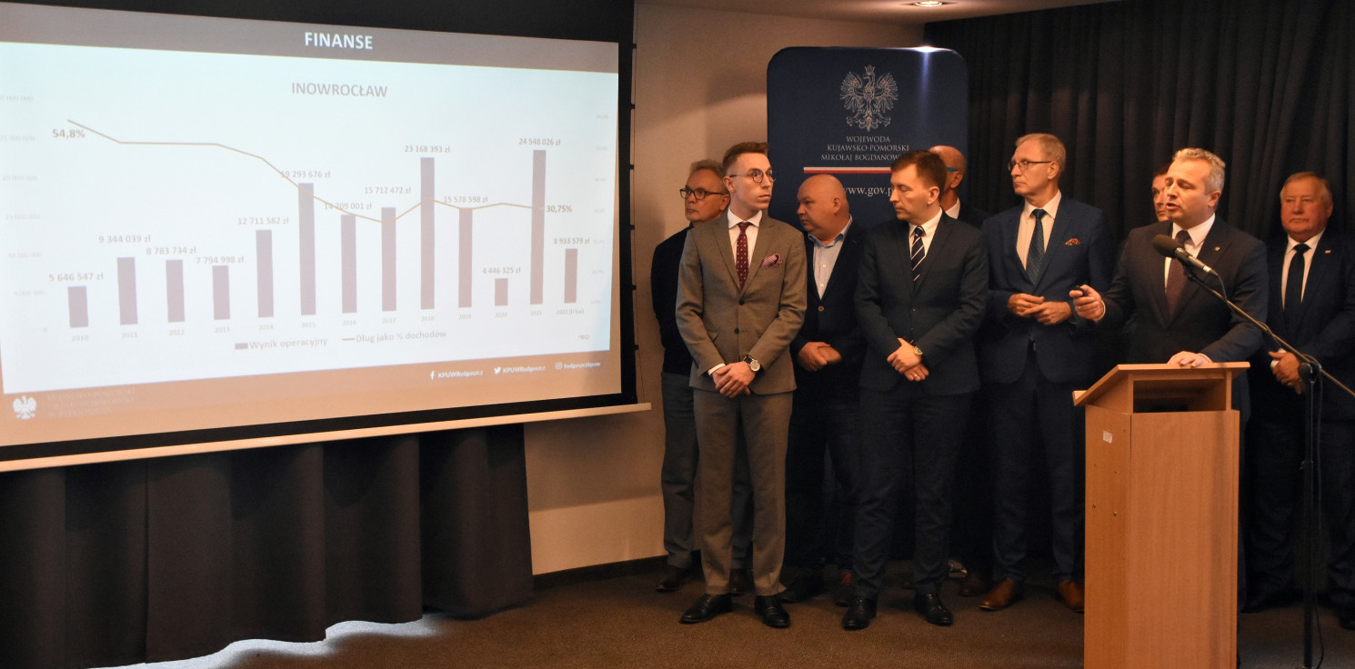 Inowrocław - Według PiS Inowrocław nie traci na polityce rządu