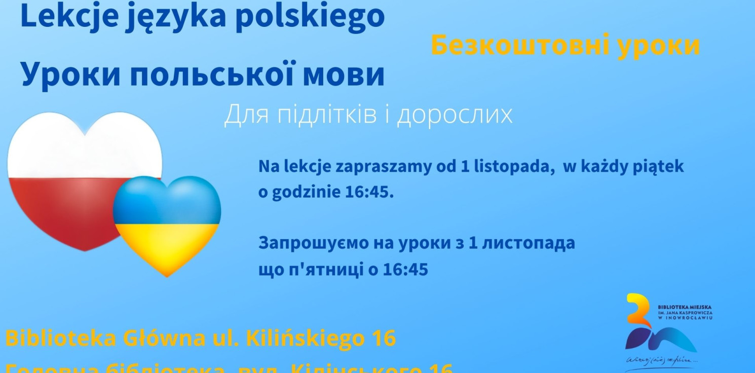 Inowrocław - Uczą się polskiego, by poczuć się jak w domu