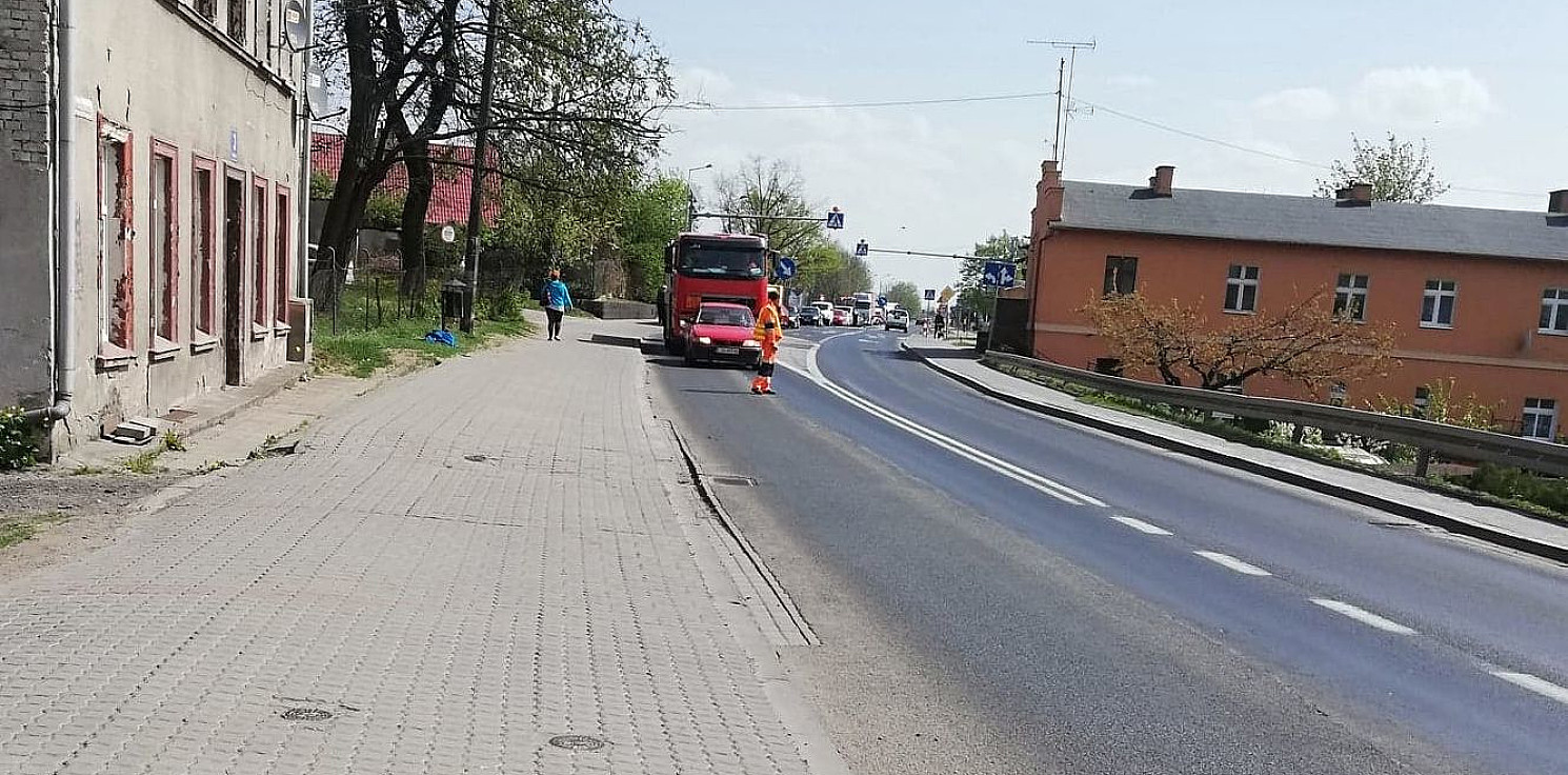 Kruszwica.online - Duże korki w Kruszwicy. Przez remonty dróg