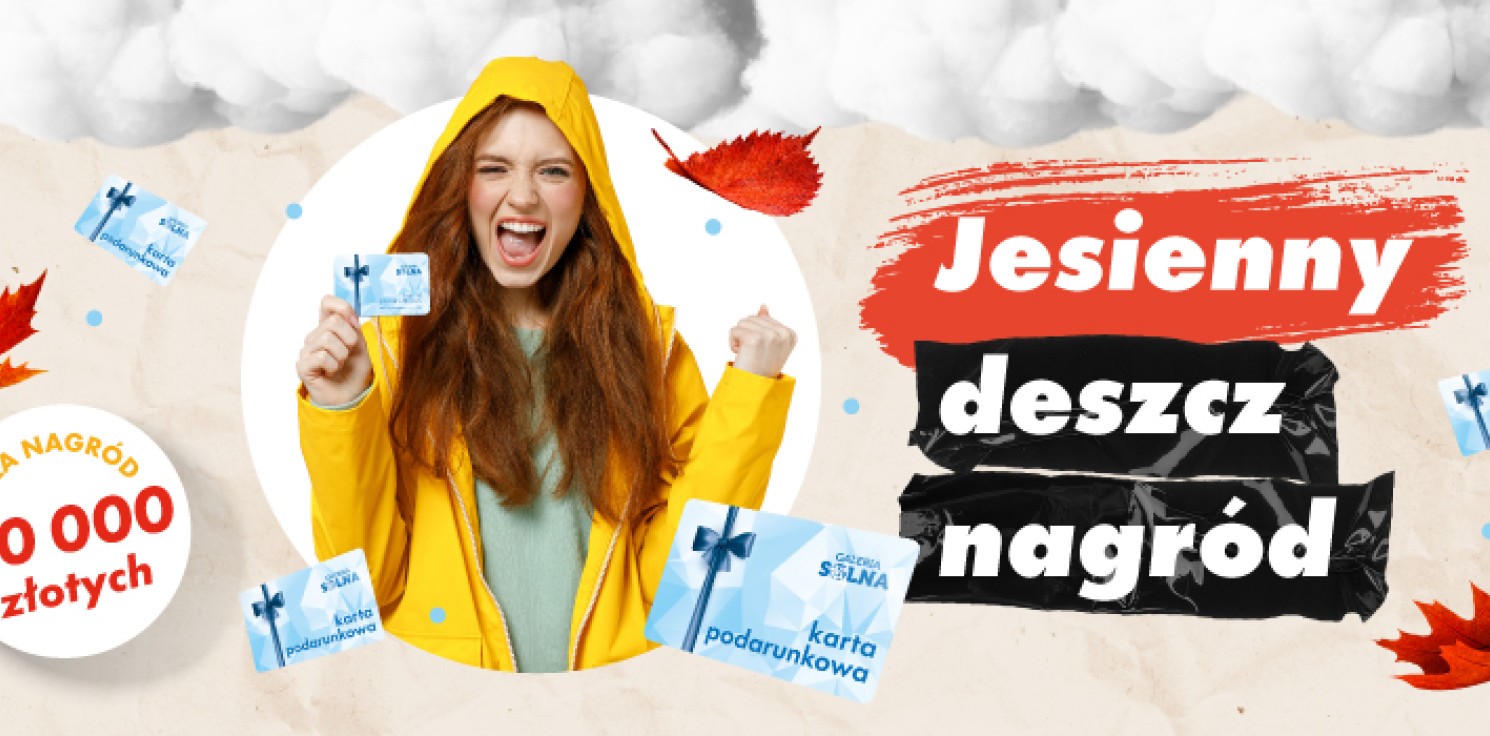 Inowrocław - Jesienny konkurs w Galerii Solnej - pula nagród to aż 50 tysięcy złotych!