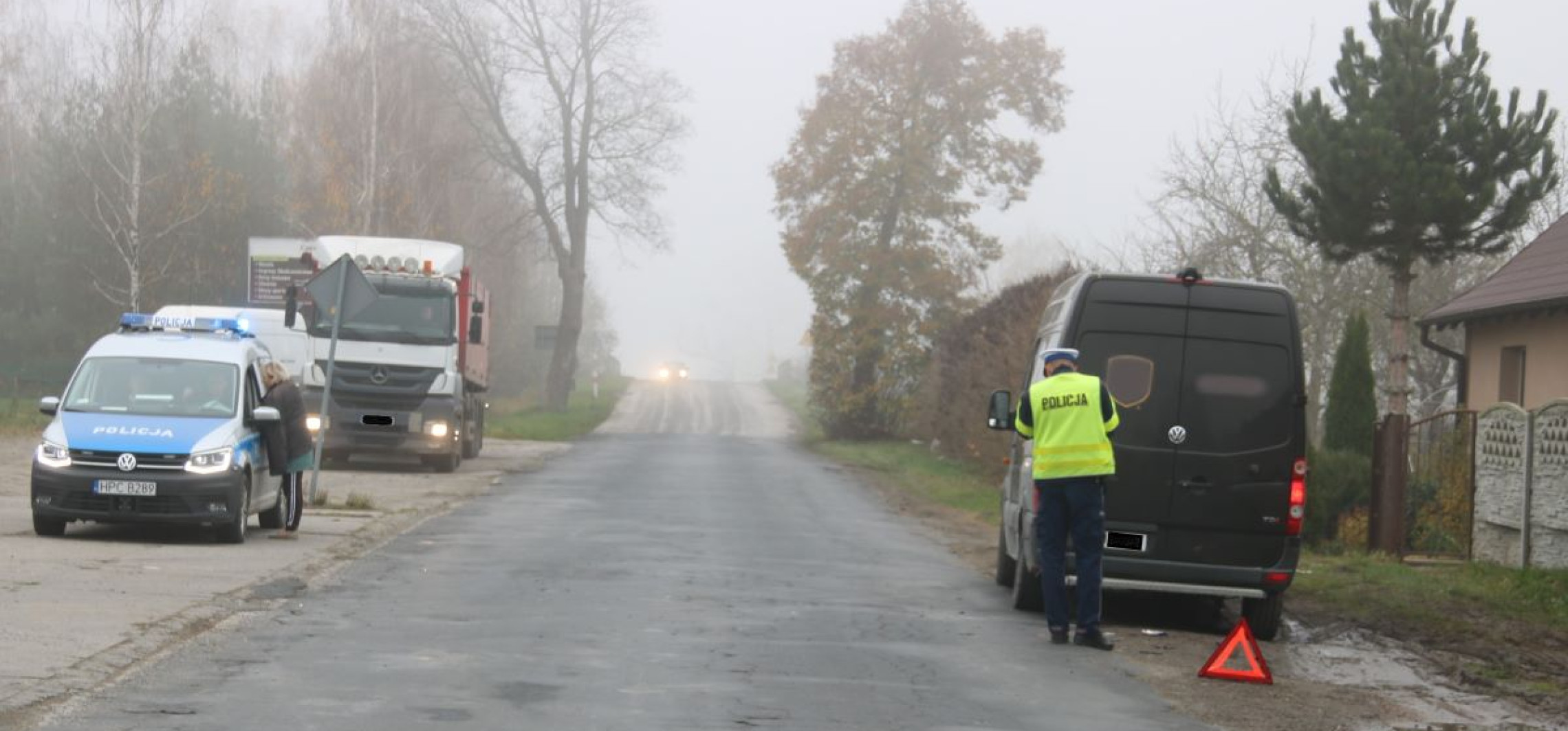 Mogilno - W Żabnie dostawczak zderzył się z motorowerzystą
