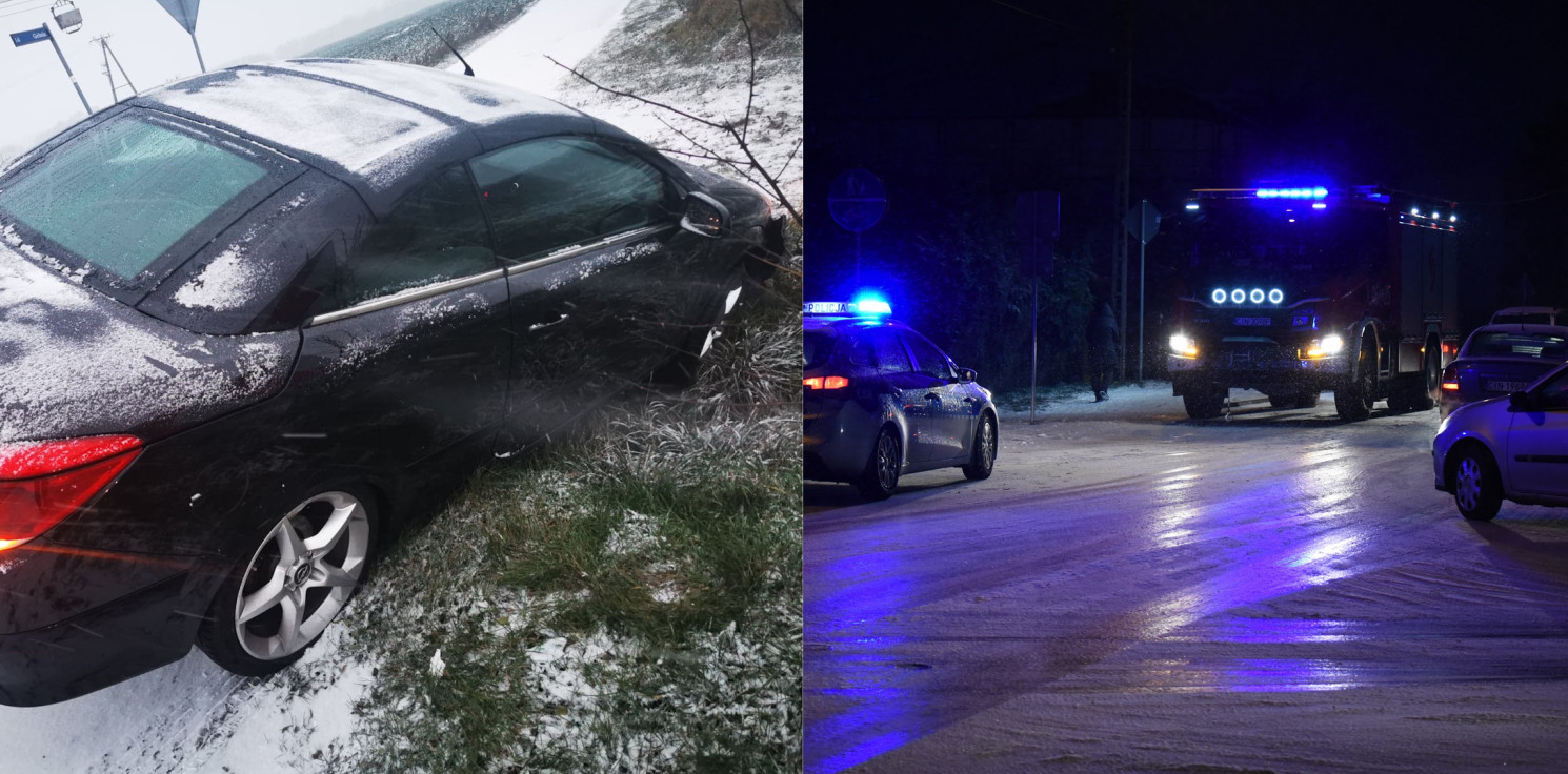 Region - Ślisko na drogach Inowrocławia i regionu, są pierwsze kolizje