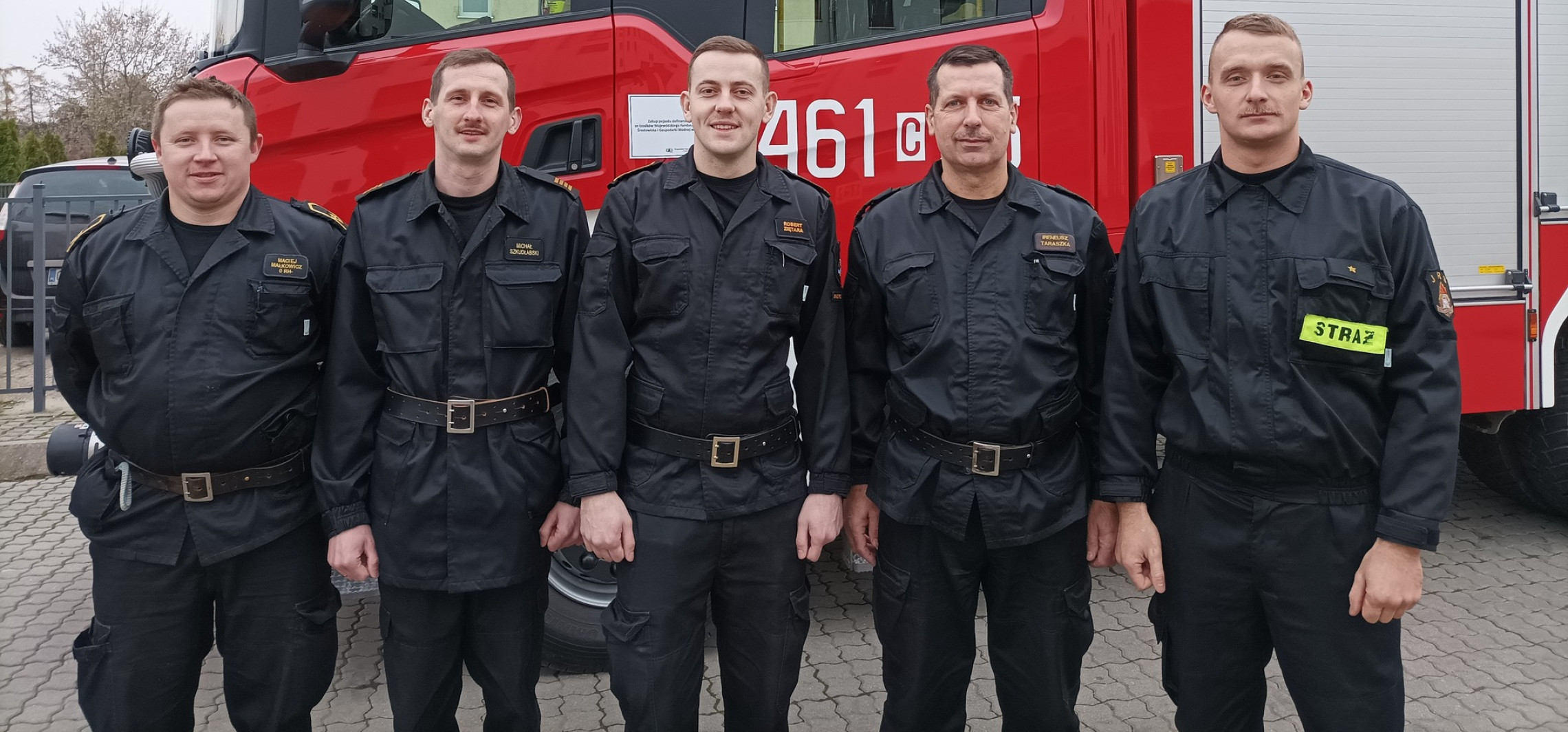 Inowrocław - Inowrocławscy strażacy zapuścili wąsy. Skąd taka moda?