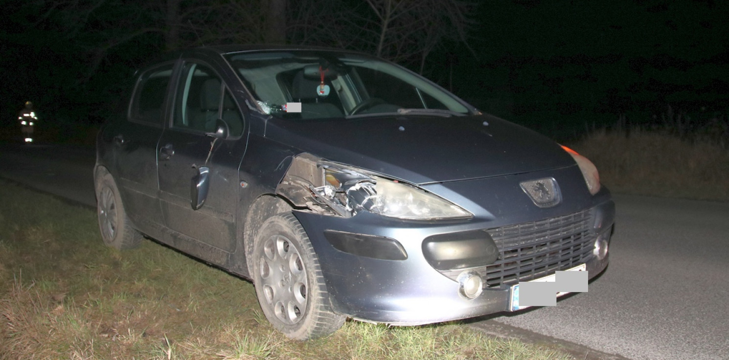 Region - Pieszy potrącony przez auto. Był bez odblasków i nietrzeźwy