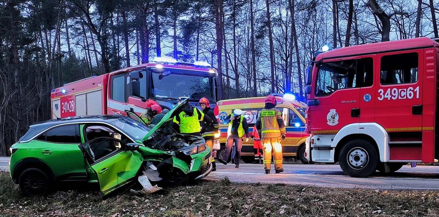 Region - Jedna osoba ranna w wypadku koło Torunia. Ruch wahadłowy 