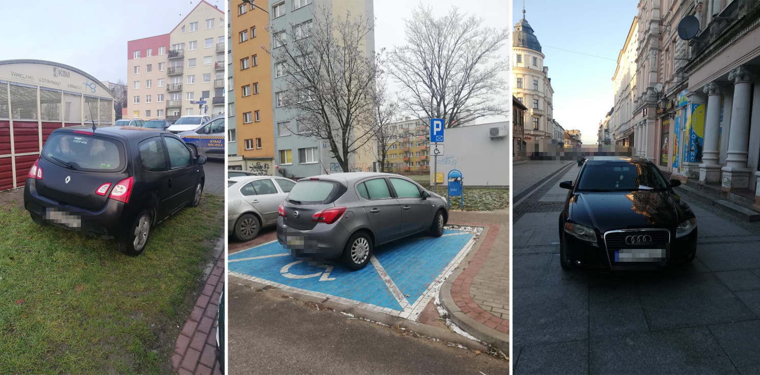 Inowrocław - W tych miejscach parkować nie wolno. Straż miejska publikuje zdjęcia