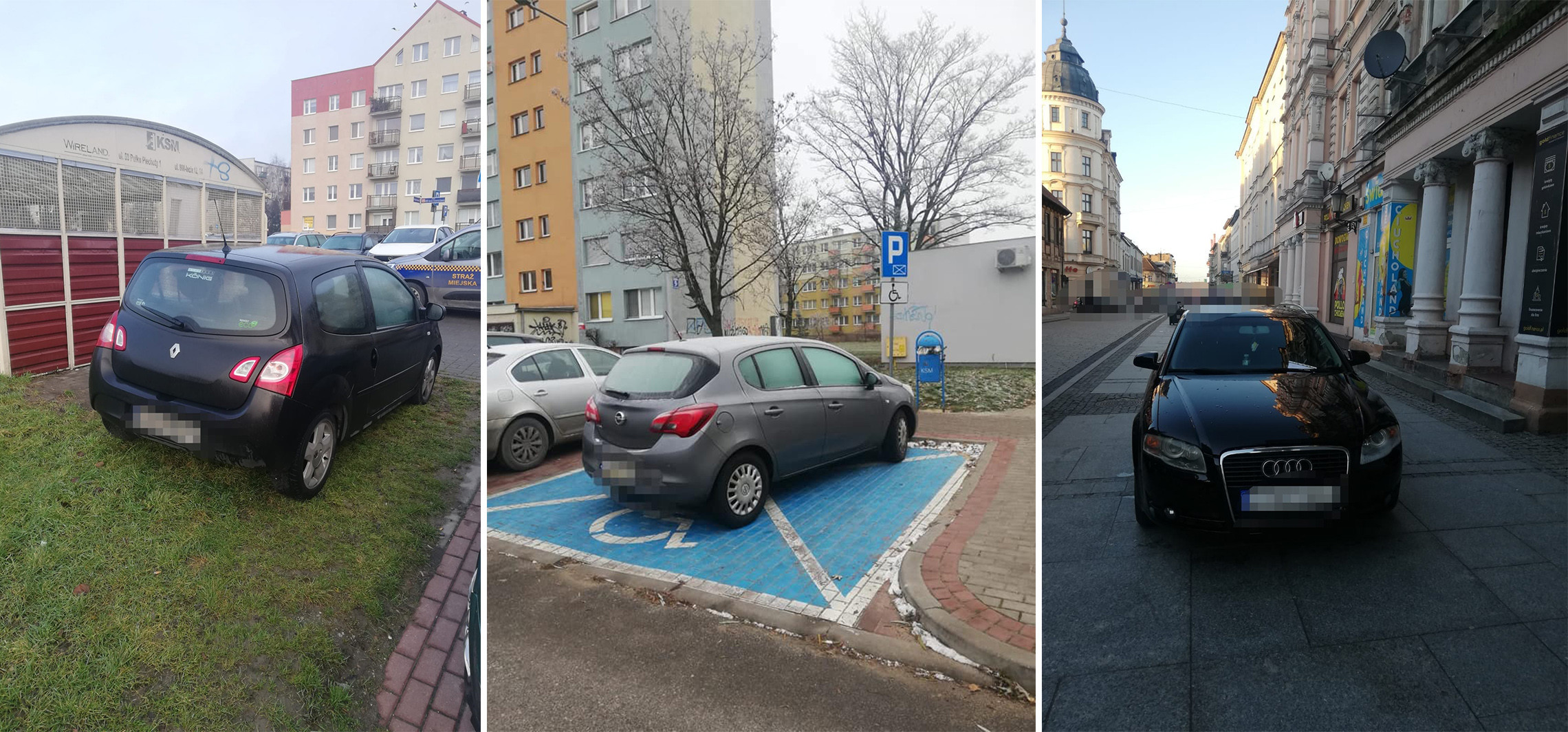 Inowrocław - W tych miejscach parkować nie wolno. Straż miejska publikuje zdjęcia