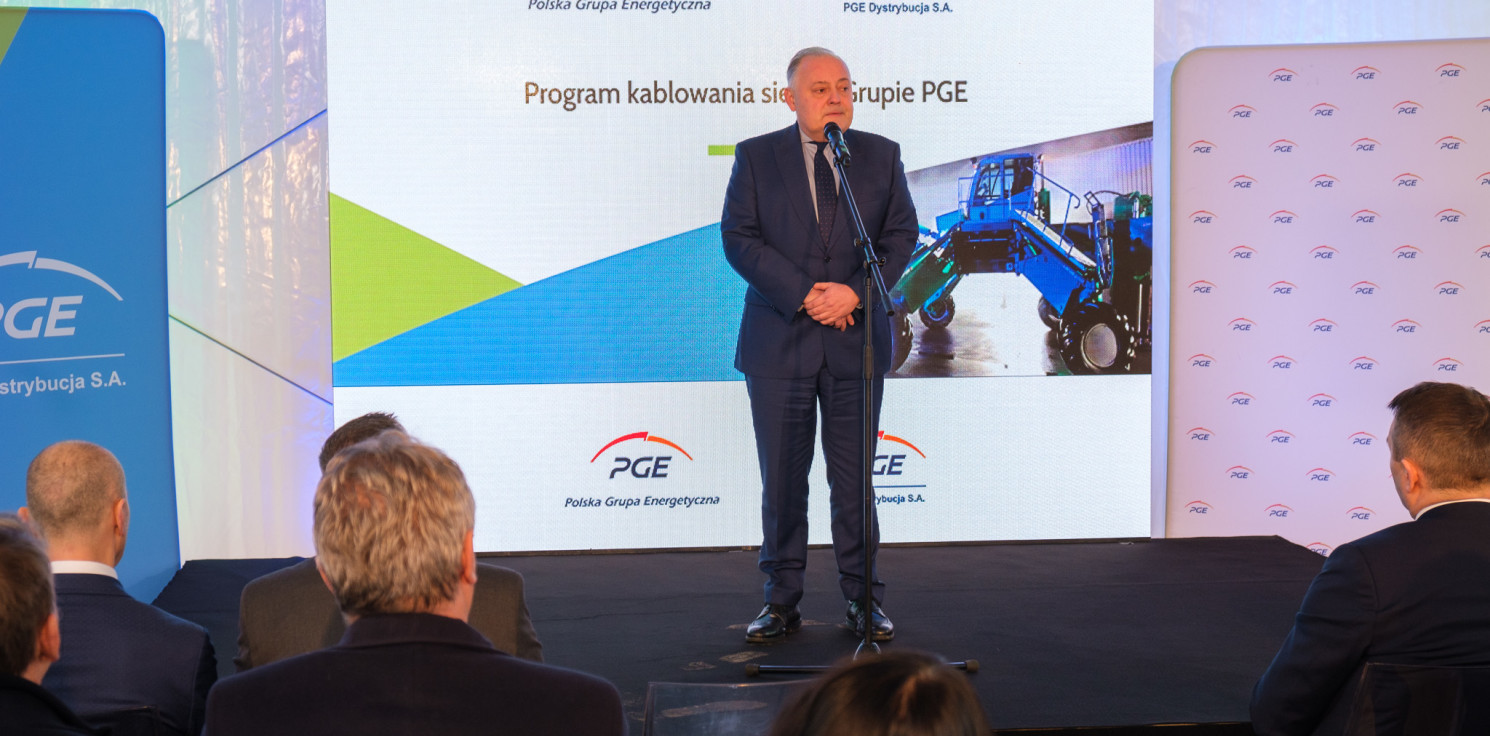 Kraj - Pierwsza w Polsce maszyna do kablowania sieci energetycznych przyspieszy inwestycje PGE