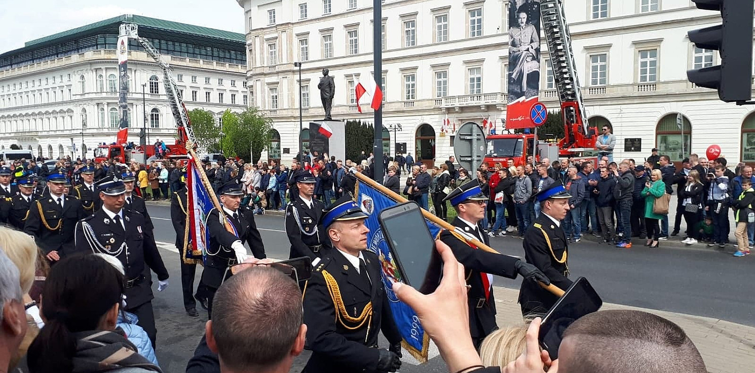 Region - Strażacy z regionu na uroczystościach w Warszawie