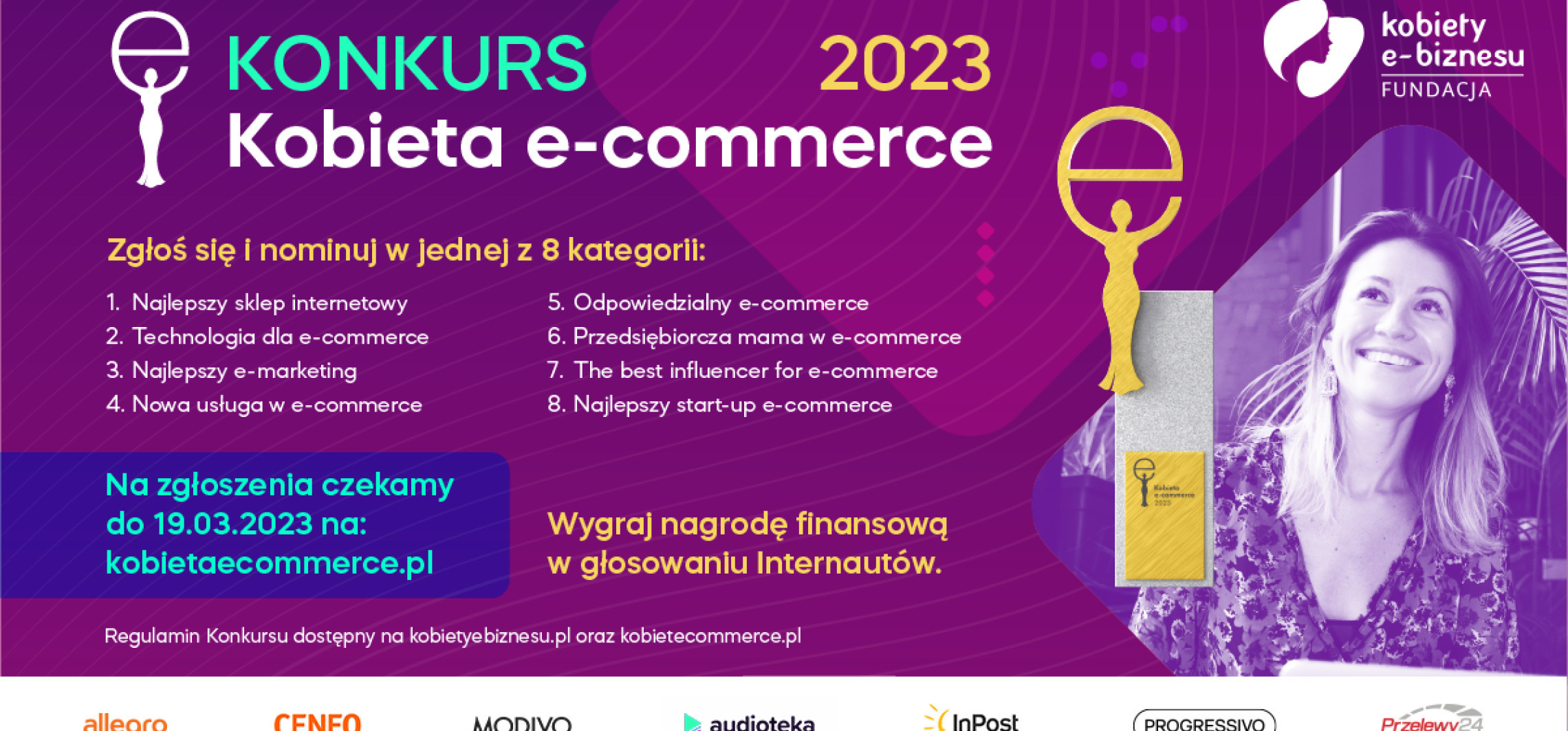 Kraj - Ruszył ogólnopolski konkurs Kobieta e-commerce 2023 promujący kobiecą przedsiębiorczość i start-upy