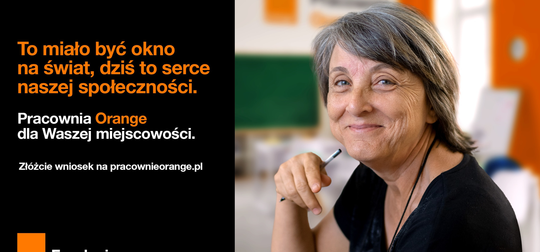 Kraj - Zgłoś swoją miejscowość do programu Pracownie Orange. Zyskaj wsparcie w rozwoju działań lokalnych