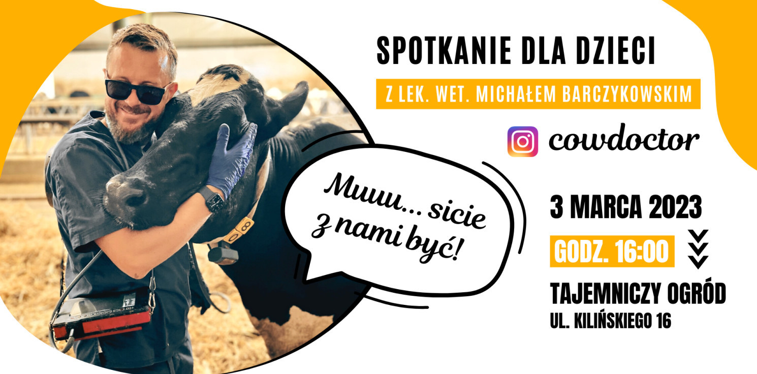 Inowrocław - To będzie gratka dla miłośników zwierząt. Mowa o spotkaniu z "Cowdoctorem"