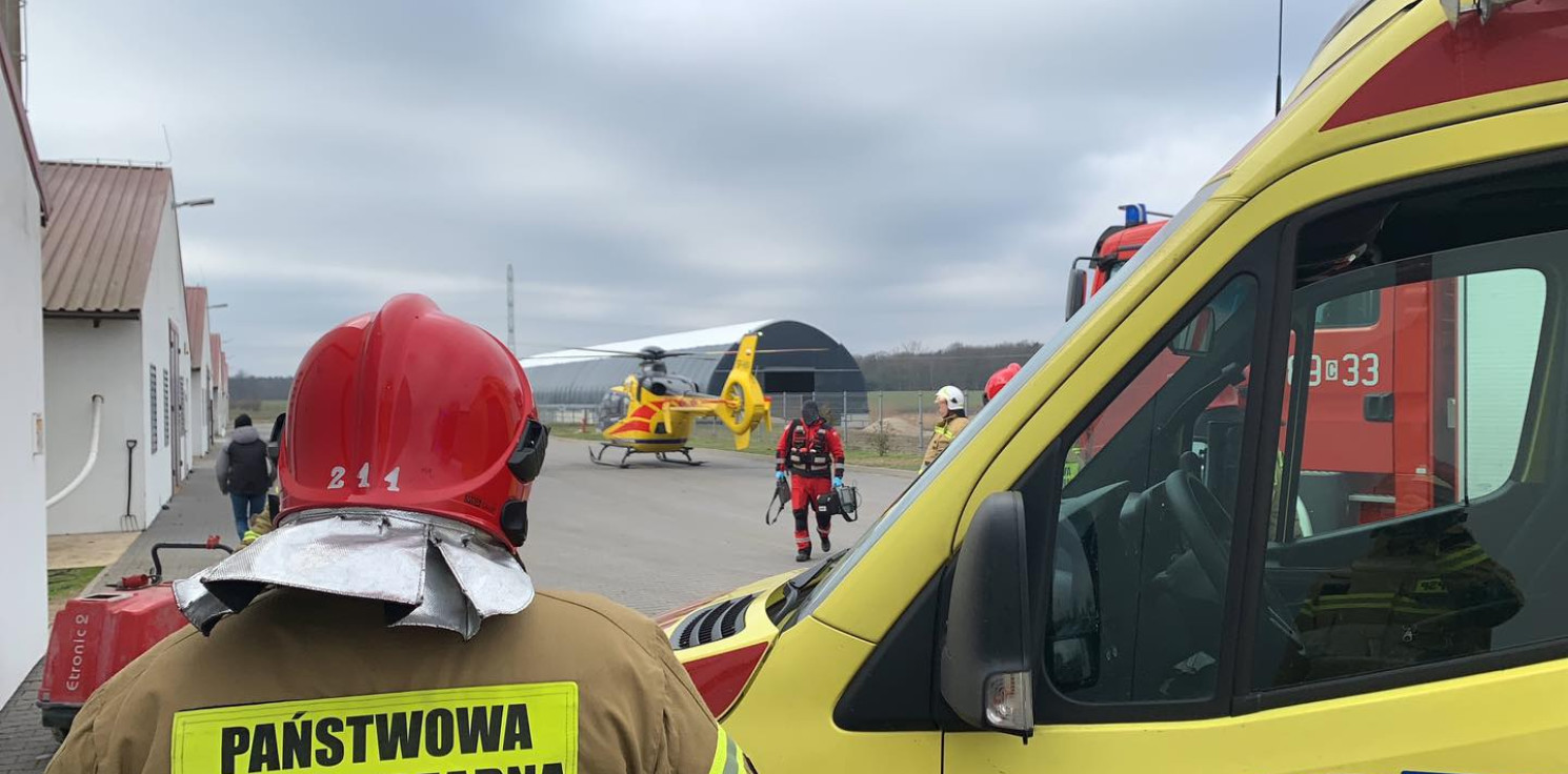 Region - Mężczyzna spadł z wysokości. Interweniował śmigłowiec