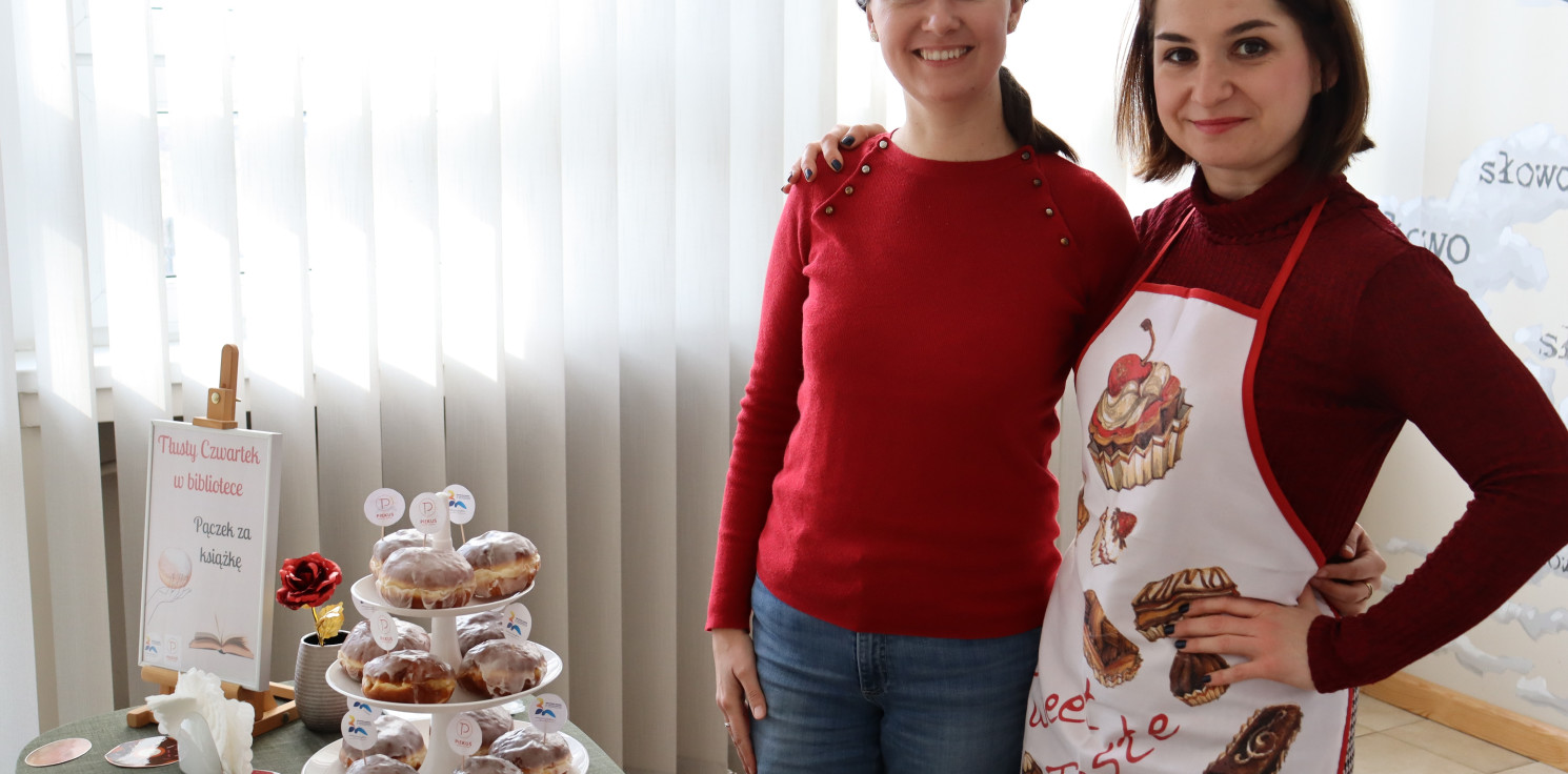Inowrocław - Zamiast do cukierni, poszli po pączki do biblioteki