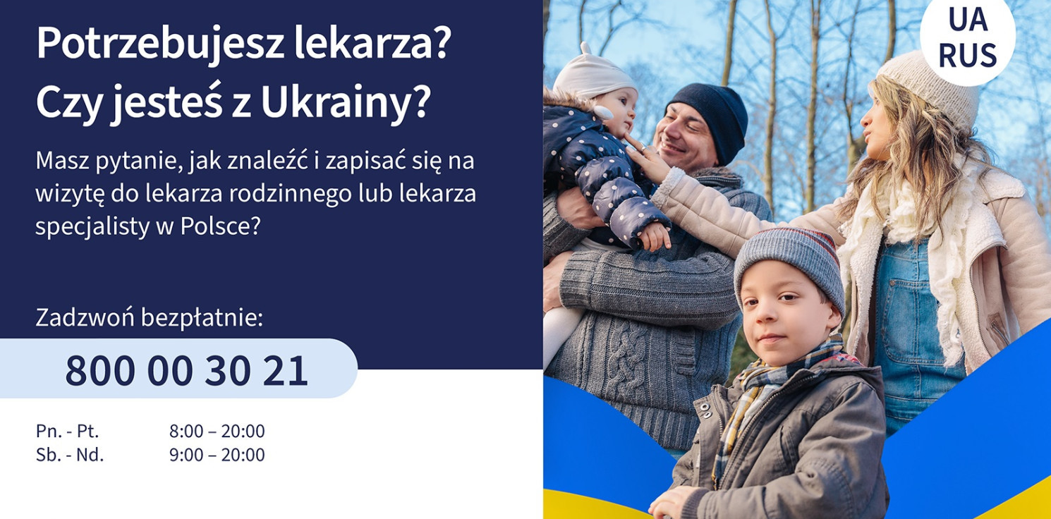 Kraj - Infolinia WHO dla pacjentów z Ukrainy   