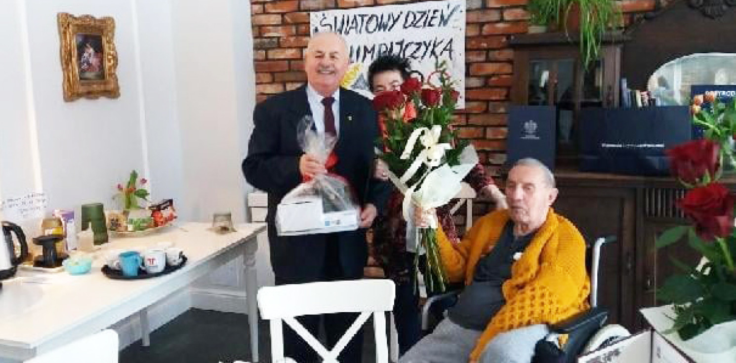 Inowrocław - Gratulacje dla olimpijczyka z Inowrocławia