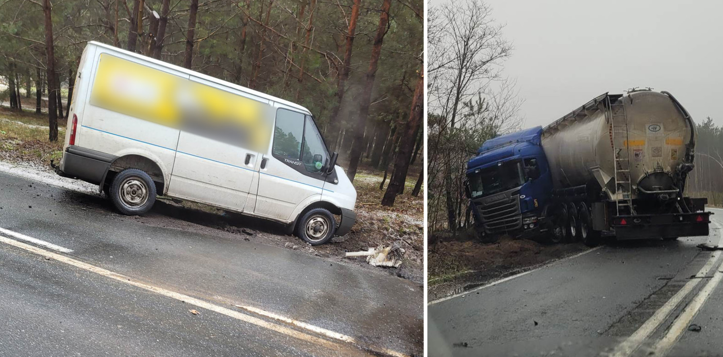 Region - Cysterna zderzyła się z dostawczakiem koło Szubina