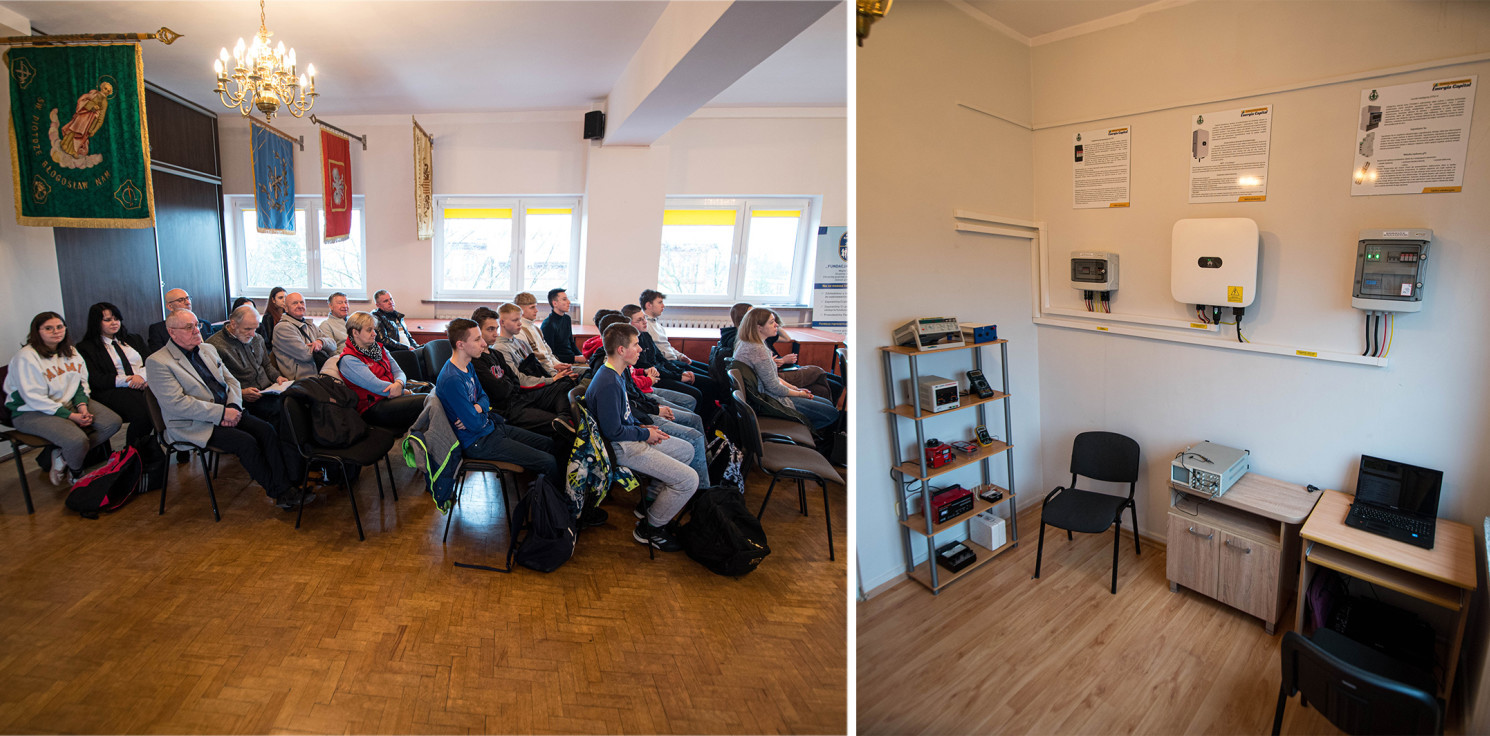 Inowrocław - Na dachu panele, a w budynku salka edukacyjna