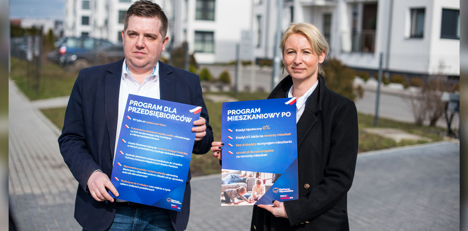 Inowrocław - Coś dla marzących o własnym "M" i coś dla przedsiębiorców. PO prezentuje program w Inowrocławiu
